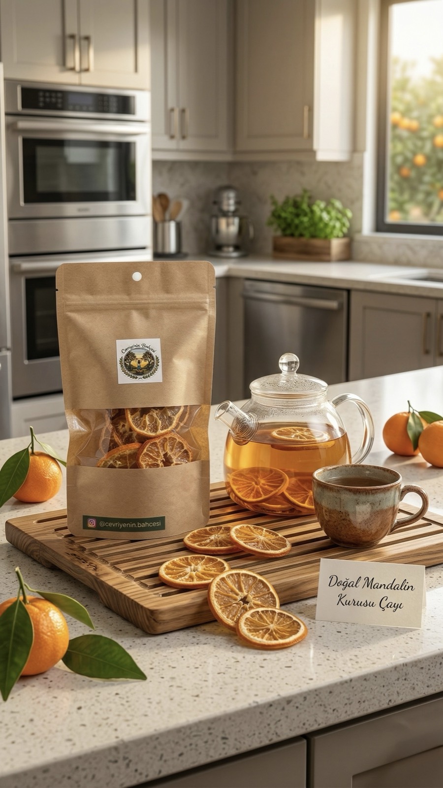 Doğal Mandarin Kurusu Çay